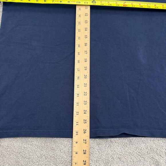 Adidas Arnesal FC 22/23 Travel Polo Shirt Mens XL Navy Blue Cotton Casual Active - Picture 10 of 16